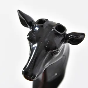 Gancio da parete creativo testa di cervo stile americano supporto decorativo casa.