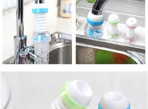 Kitchen faucet water filter nozzle, extensible splash-proof design for daily sink use.