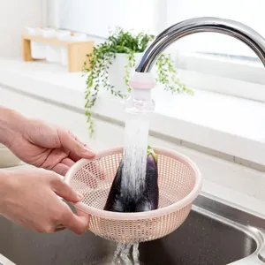 Kitchen faucet water filter anti-splash tap nozzle water saving sprayer for home sink use.