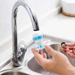 Kitchen faucet filter water saver splash-proof nozzle attachment for sink installation