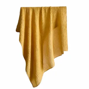 Solid color cotton linen square scarf 90x90cm summer lightweight breathable women shawl