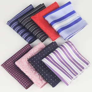 Herren Anzug Einstecktuch Business Hochzeit Polyester Seide Kleine Quadrate Schal Formeller Anzug Brust Taschentuch