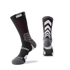 Professionelle atmungsaktive Basketballsocken Elite Training lange Socken für Damen Herren
