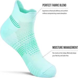 Breathable mesh athletic short socks for men and women comfort sweat-absorbing sports socks