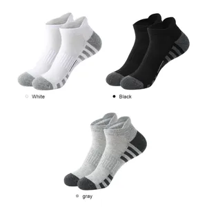 Herren Sport Kurzsocken atmungsaktiv Netz Handtuch unten rutschfeste Lauf Socken