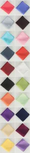 Heren polyester fijn grid effen pochet voor zakenreizen bruidskostuums en formele gelegenheden.