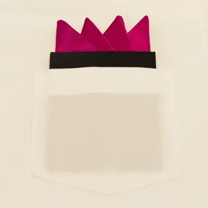 Heren effen polyester pochet pak zakdoek bruiloft zakelijk feest formele vouwaccessoire