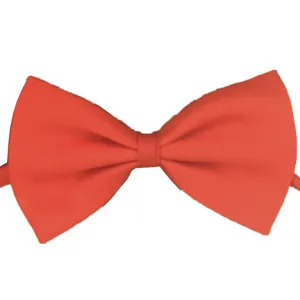 Nœud papillon en polyester unie pour adultes, enfants et animaux, idéal pour fêtes et spectacles.