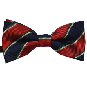 Children's Jacquard Bowtie Classic Striped Polka Dot Bow Tie Boys Wedding Party Performance Neckwear