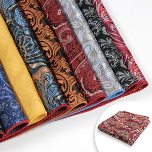 Heren pochet paisley patroon vintage kostuum zakdoek stijlvolle pak accessoire