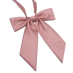 Rosa JK Uniform Fliege Japanischer Stil Matrosenhemd Schleife Hals Stilvolles Zubehör