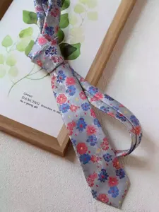 8cm floral necktie retro business formal wedding stylish patterned tie for men and women