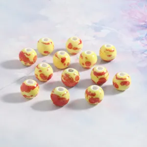 DIY ceramic loose beads 10mm candy color bracelet accessories for handmade jewelry making