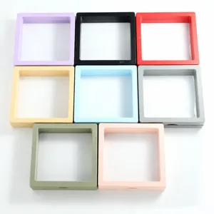 Transparent PE film floating jewelry box for necklace bracelet anti-oxidation storage