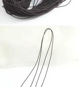Cordon elastico marron 1.2mm para pulsera de cuentas DIY hecha a mano detalle