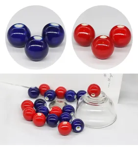 Perles en ceramique a grand trou 16mm accessoires de bijoux faits main perles en vrac