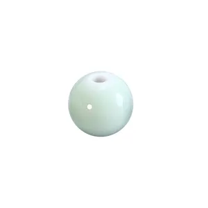 Light green ceramic loose round bead for DIY bracelet necklace jewelry making craft accessories