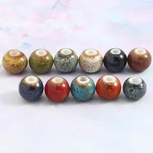 8mm glazed ceramic beads loose round beads diy bracelet jewelry making accessories 50pcs wholesale
