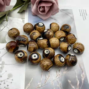 Perline di ceramica di Jingdezhen 18mm fatti a mano accessori per gioielli fai da te