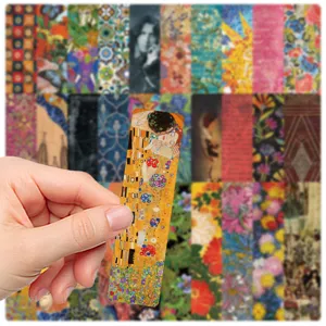 30pcs artistic bookmarks vintage painting bookmark set for reading and book decorating