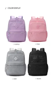 Netzwerk Rucksack Freizeit Student Schultasche große Kapazität atmungsaktiv 4 Farben
