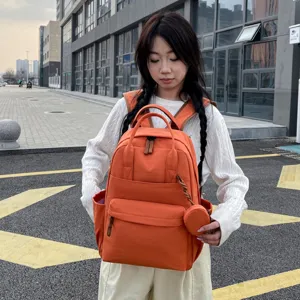 Koreanischer Stil grosser Kapazitaet Studenten Rucksack Multitasche Freizeit Reise Detail