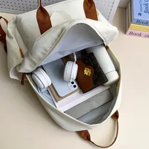 Koreanischer Stil große Kapazität Student Rucksack lässige Reise Schultasche mit Taschen