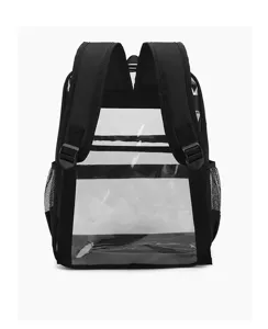 Klarsicht PVC Rucksack transparente Schultasche grosse Kapazitaet wasserdichte Buchertasche