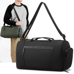 Borsa da Viaggio di Grande Capacità Borsa da Palestra Multifunzionale Impermeabile Con Separazione Asciutto-Bagnato e Scomparto Scarpe