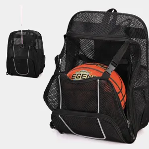Unisex Casual Mesh Backpack Large Capacity Breathable Hollow Out School Bookbag Travel Daypack For Men Women
