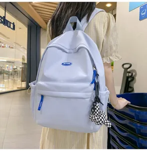 Japanischer Harajuku minimalistischer einfarbiger Schulranzen großer Kapazität Rucksack