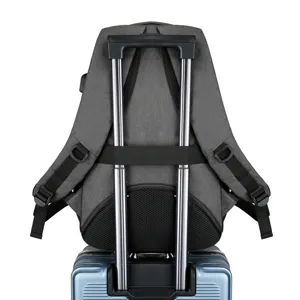 Men Business Backpack Large Capacity Laptop Backpack Waterproof Oxford Cloth Commuting Travel Backpack With USB Port
