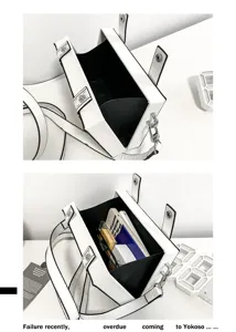 Crossbody 2D cartoon box bag with unique comic line art design for women and girls use.