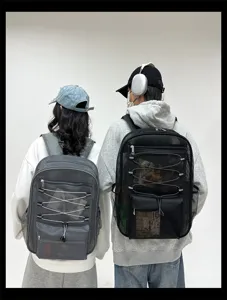 Zaino in rete traspirante grande capacità viaggio spiaggia borsa casual uomo e donna.