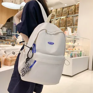 Japanischer minimalistischer einfarbiger Studenten Rucksack grosser Kapazitaet Alltagstasche