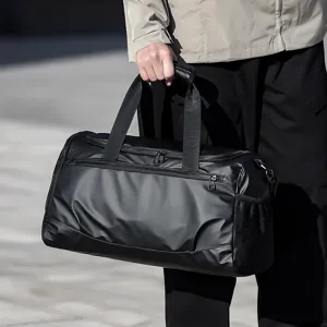 Borsa da Viaggio in Tessuto Oxford Laminato Impermeabile Grande Capacità Borsa da Viaggio per Uomo Viaggio Breve Borsa Sportiva