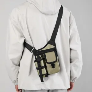 Herren Wasserdichte Taktische Brusttasche Nylon Umhängetasche Sling Bag Outdoor Reise Multifunktionale Einzelne Schulter Tasche