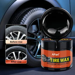 Car Tire Care Waxing Oil And Cleaning Tool Kit For Auto Rubber Maintenance
