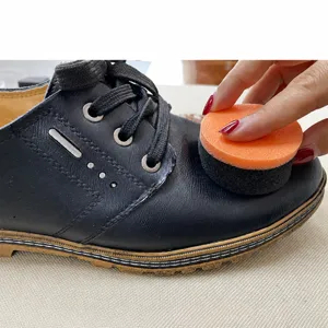 Wholesale leather shoe shine sponge multifunctional sponge for leather care and cleaning footwear