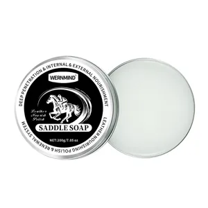 WERNMIND Sapone per Sella in Pelle 200g Pulizia Profonda Pasta Nutriente Cura della Pelle