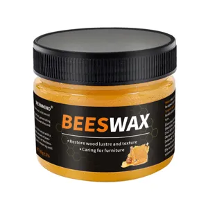 Cera d'api naturale per mobili in legno crema lucidante per la cura del legno 80g.