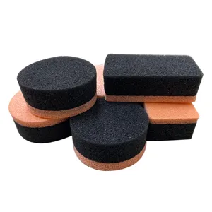 Multifunctional shoe shine sponge leather care cleaning sponge set for boots and bags