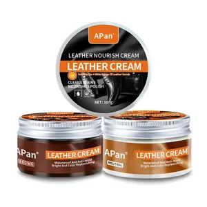 Crème de Soin pour Cuir Cire Nourrissante Conditionneur Nettoyant pour Chaussures Sacs Meubles Entretien
