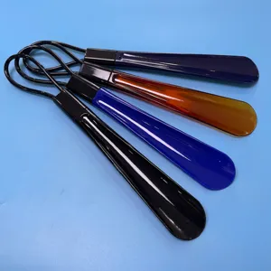 Plastik Schuhlöffel Set mit Aufhängeöse tragbarer Schuhanzieher für Senioren und Schwangere