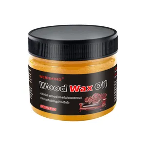 Wood wax oil for solid wood furniture care, nourishing polish, 80g anti-crack floor wax.