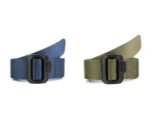 Ceinture tactique en nylon pour hommes avec boucle lisse, sangle militaire de loisir.