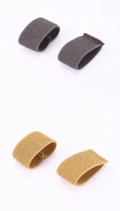 Passant de ceinture élastique en toile sergée sangle maintien pantalon clip queue accessoires