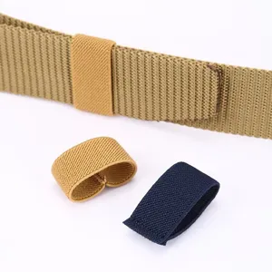 Boucles de ceinture élastiques en toile de rechange, anneaux en nylon durables pour vêtements