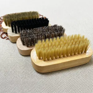 Multifunctional Wooden Shoe Brush Household Cleaning Tool Pig Bristle And Wood Handle For Shoes Care Dust Removal