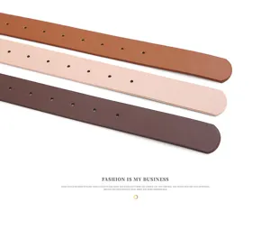 Womens PU leather belt casual stylish waist belt set for jeans trousers dress brown
